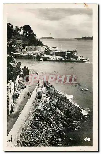 Ansichtskarte AK Dinard Promenade du Clair de Lune et les Vedettes