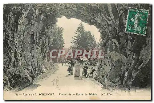 Cartes postales Route de la Schlucht tunnel de la Roche du Diable