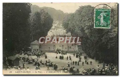 Ansichtskarte AK Saint Cloud le Parc l'Allee du Fer a Cheval