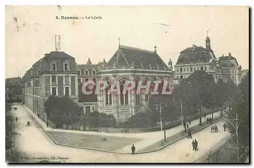 Cartes postales Rennes le Lycee