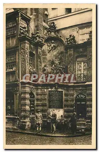 Ansichtskarte AK La Douce France Rouen Seine Inferieure fontaine monumentale rue de la Grosse Horloge