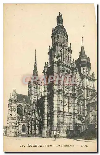 Cartes postales Evreux Eure la Cathedrale