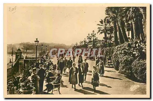 Ansichtskarte AK Cote d'Azur Artistique Monte Carlo les terrasses et le rocher