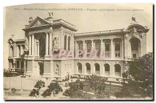 Ansichtskarte AK Musee Oceanographique de Monaco facade principale