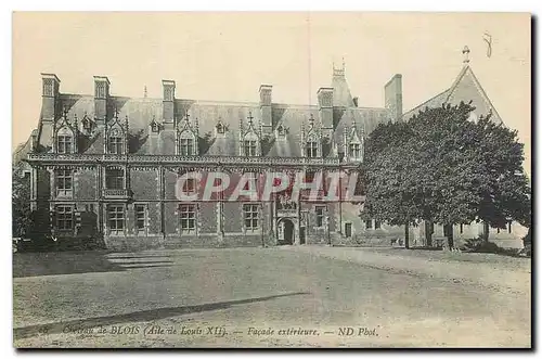 Cartes postales Chateau de Blois Aile de Louis XII facade exterieure