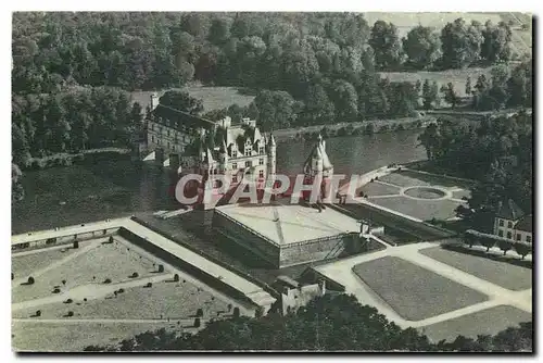 Ansichtskarte AK Le Chateau de Chenonceaux vu d'un avion air France