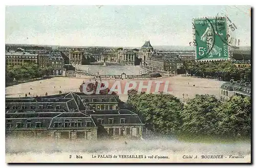 Cartes postales Le Palais de Versailles a vol d'oiseau