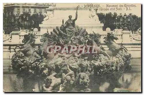 Cartes postales Bordeaux Monument des Girendins