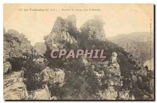 Cartes postales Le Tracadou T et G Rochers de Honne pres St Antoin