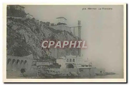 Cartes postales Menton La Frontiere