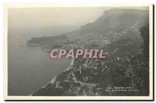 Cartes postales Monte Carlo Vue de la Corniche