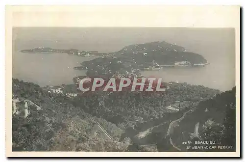 Cartes postales Beaulieu St Jean et Cap Ferrat