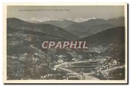 Cartes postales Excursion Grande Corniche Chare des Alpes