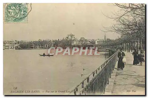 Cartes postales Enghien les Bains Vue sur le Grand Lac