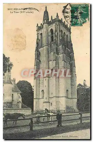 Cartes postales Bec Hellouen Eure La tour