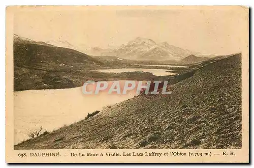 Cartes postales Dauphine De la Mure a Vizille Les Lacs Laffrey et l'Obiou