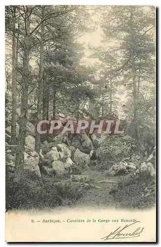 Cartes postales Barbizon Cavalerie de la Gorge aux Renards