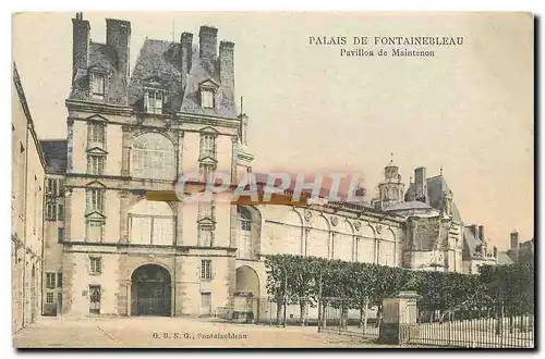 Ansichtskarte AK Palais de Fontainebleau Pavillon de Maintenon