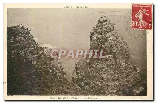 Cartes postales Cote d'Emeraude Le Cap Frehel Le Fauconniere