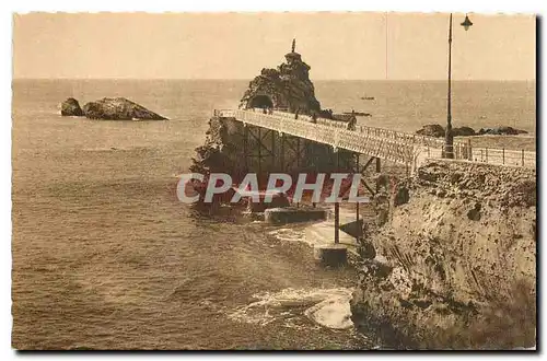 Cartes postales Biarritz La Rocher de la Vierge