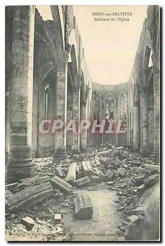 Cartes postales Menil sur Belvitte Interieur de l'Eglise