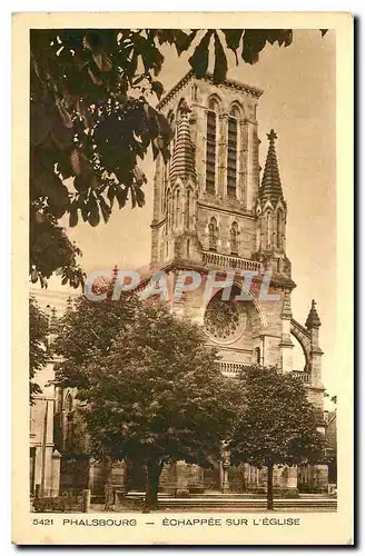 Cartes postales Phalsbourg Echappee sur l'Eglise