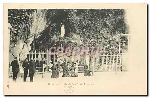 Cartes postales La Grotte de N D de Lourdes