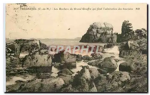 Cartes postales Trecastel C du N Les Rochers du Grand Gouffre qui font l'admiration des fouristes