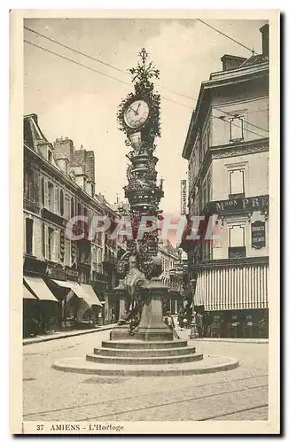 Cartes postales Amiens L'Horloge