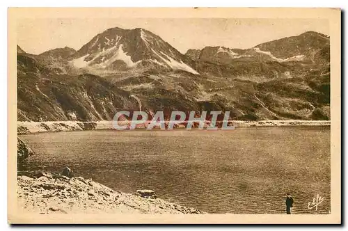 Ansichtskarte AK Massif du Pic du Midi Le Lac Bleu entre Bagneres et Bareges