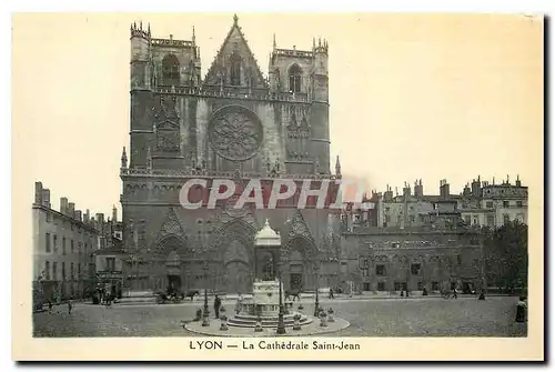 Cartes postales Lyon La Cathedrale Saint Jean