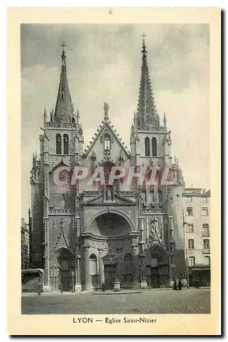 Ansichtskarte AK Lyon Eglise Saint Nizier