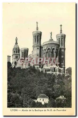 Ansichtskarte AK Lyon Abside de la Basilique de N D de Fourviere