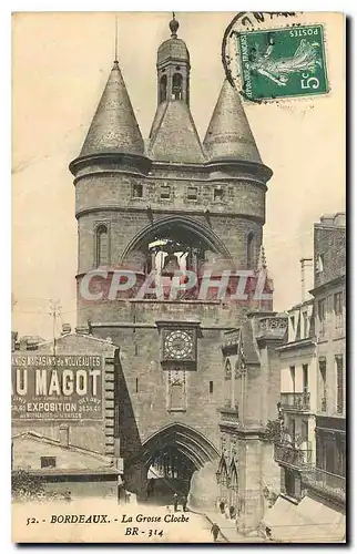 Cartes postales Bordeaux La Grosse Cloche Magot