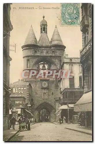 Cartes postales Bordeaux La Grosse Cloche Magot