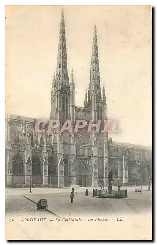 Cartes postales Bordeaux La Cathedrale lES Fleches