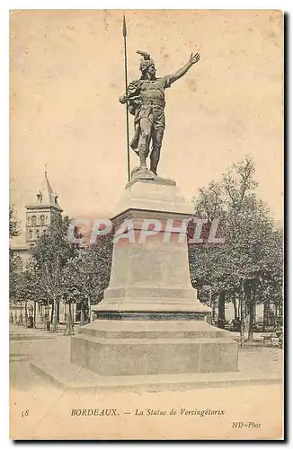 Cartes postales Bordeaux La Statue de Vercingelorix
