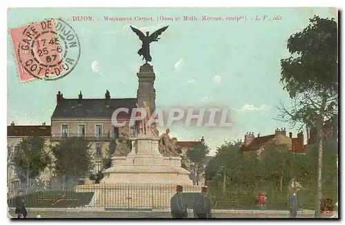 Cartes postales Dijon Monument Carnot