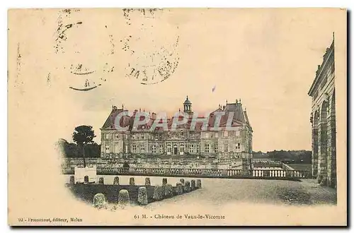 Cartes postales Chateau de Vaux le Vicomte