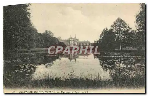 Ansichtskarte AK Chateau de Chantilly Vue dans le Parc