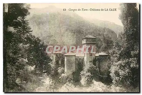 Cartes postales Gorges du Tarn Chateau de La Caze