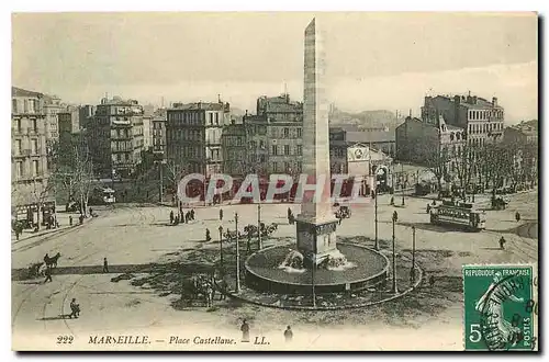 Cartes postales Marseille Place Castellane