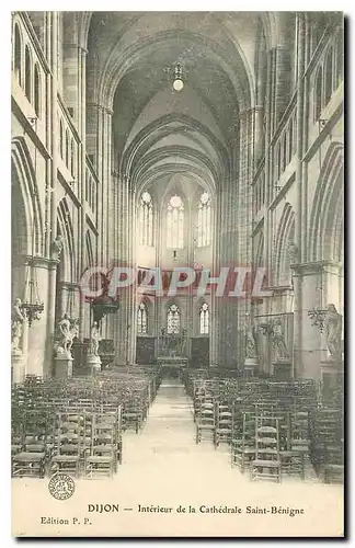 Cartes postales Dijon Interieur de la Cathedrale Saint Benigne
