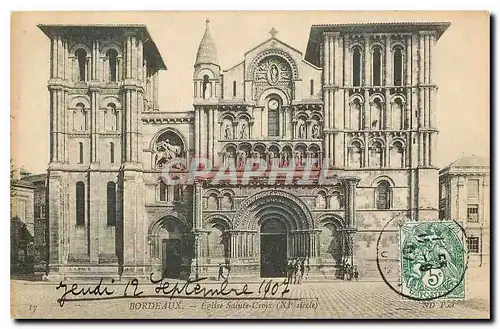 Cartes postales Bordeaux Eglise Sainte Croix