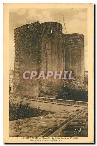 Cartes postales Thouars Deux Sevres La Tour Porte Monument historique