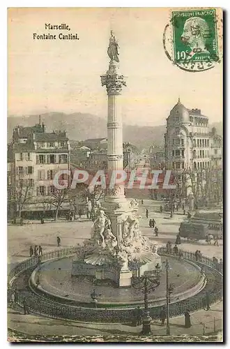 Cartes postales Marseille Fontaine Cantini