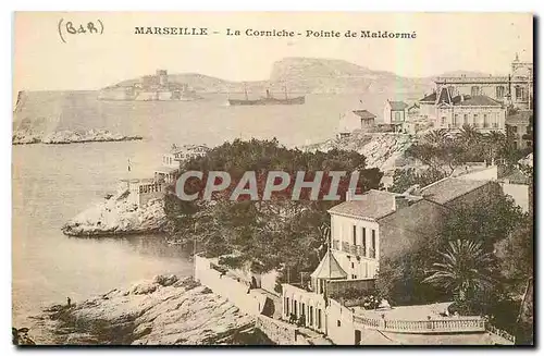 Cartes postales Marseille La Corniche Pointe de Maldorme