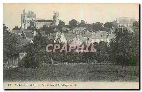 Cartes postales Luynes I et L Le Chateau et le Village