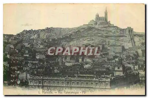 Cartes postales Marseille Vue panoramique