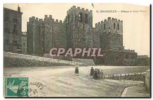 Cartes postales Marseille Abbaye de Saint Victor Enfants